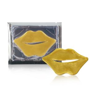 Private label personalizzato lip rimpolpante maschera 24k oro di cristallo del collageno lip mascherina di sonno patch produttore - Product Image 2
