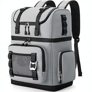 Sac à dos isotherme imperméable en nylon de grande taille OEM/ODM pour hommes <span class=keywords><strong>et</strong></span> femmes, double compartiment, anti-fuite, plage, camping, pique-nique, voyage, 26L - Product Image 1