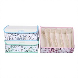 Boîte de rangement multifonctionnelle portable et écologique pour sous-vêtements, organisateur de vêtements pour salon, en tissu Oxford 600D, vente en gros - Product Image 5