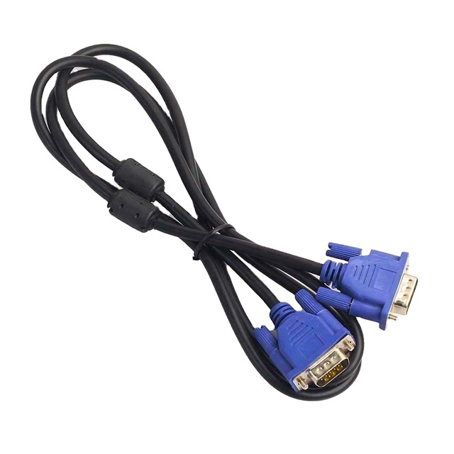 High Quality VGA 3+6 3+9 4+5 HD15 Male Male Video Cable TV Computer Monitor DVD Game Console Electronic Applications