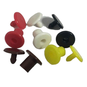 Rivets en nylon plastique colorés noir et blanc pour hommes et femmes, pour documents, papier, papeterie, livres - Product Image 1
