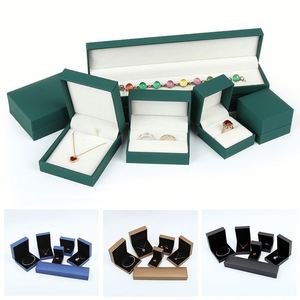 กล่องสร้อยคอกำมะหยี่พร้อมโลโก้ที่กำหนดเองสำหรับร้านเครื่องประดับ Weimei สีเทา - Product Image 6