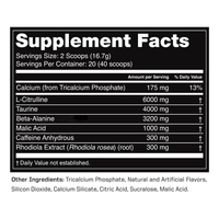 Richtek OEM/ODM Pré-entraînement pour hommes et femmes avec Taurine, Rhodiola, Citrulline Malate, Bêta-Alanine, Caféine