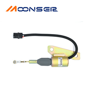 Vanne solénoïde d'arrêt pour générateur diesel Moonsel 3991625 24V pour excavatrices Hyundai R225-7 - Product Image 3