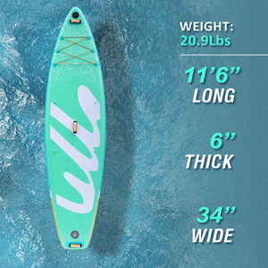 Tabla de Paddle Inflable Extra Ancha de 11'6'', Alta Capacidad Familiar, Proveedor OEM ODM - Product Image 2