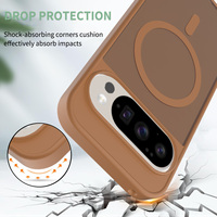 Coque de téléphone magnétique en stock pour Google Pixel 10 Pro XL, TPU+PC, coque de téléphone originale pour Pixel 9A 8A 7A6A, coque antichoc