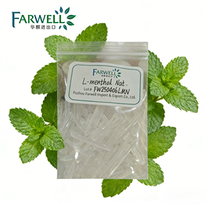 คริสตัลเมนทอลธรรมชาติ ฟาร์เวลล์ CAS 2216-51-5 สารสกัดจากพืช กลิ่นและรสชาติธรรมชาติ ความบริสุทธิ์ 99%-100% แอล-เมนทอล กลิ่นยาสูบ - Product Image 1