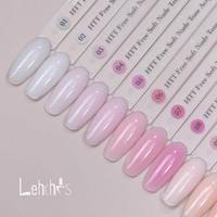 Lehchis 30g Marque Privée 16 Couleurs Gel Poly UV LED Rose Nude Doux pour Extension d'Ongles Gel Acrylique Constructeur