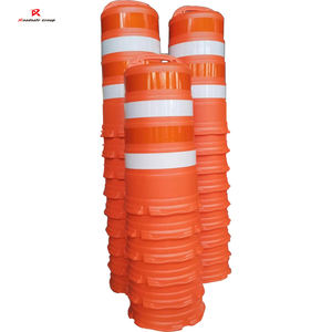 ROADSAFE Barriera Stradale a Tamburo Rossa per il Traffico Sudamericano, Barriera di Sicurezza Arancione Resistente per Recinzione Stradale - Product Image 4