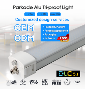 Manufacturer supplies IP65 IK10 Waterproof 600mm/1200mm/1500mm 15W/20W/30W/40W suspended LED <b>lights</b> for <b>workshops</b> and subways - Product Image 2