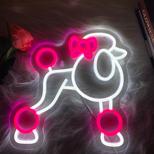 Custom Neon Sign, Personalizable Dimmable RGB Neon Light Sign, <b>Wall</b> Decor for Bedroom, Wedding, Birthday, Bar & Custom Business - Product Image 2