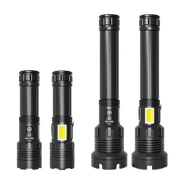 Powerful Flashlight LED Rechargeable Flashlight USB Long-Range Waterproof Outdoor Camping Tactical Flashlight