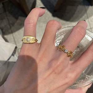 Bague en argent pur S925, étoile octogonale, bouclier de protection, bague superposée exquise et luxueuse avec queue brossée de style antique - Product Image 2