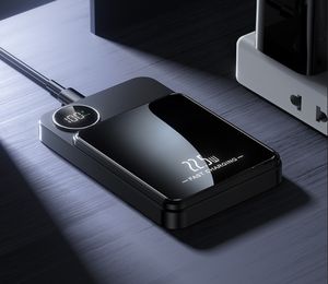 חבילת הסוללה הפופולרית ביותר 10000mah מסך תצוגה דיגיטלית גדול מותאם אישית בנק חשמל אלחוטי מגנטי - Product Image 6