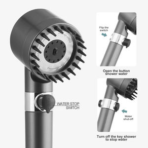 Werkseitig direkt unter Druck stehender Dusch kopf mit Tiefen filter | 3-Modus-Niederschlags-Hand brause Wassers pa rende Verunreinigung entfernung - Product Image 4