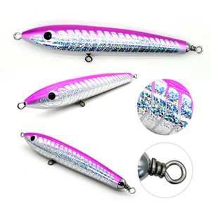Vente en gros de leurres en bois pour la pêche au trolling, leurres de surface, leurres en bois pour la pêche au thon, 80g, 100g, 120g, 140g - Product Image 4