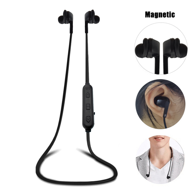 HWD BT Headphone Good Sound Quality Neckband Earbuds in Ear Headset Deep Bass BT 5.0 Sport Neckband With Mics