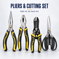 HEHE OEM Ensemble d'outils de réparation pour la maison et l'automobile de 62 pièces, outils à main multifonctionnels avec étui rigide - Réparations quotidiennes, cadeau