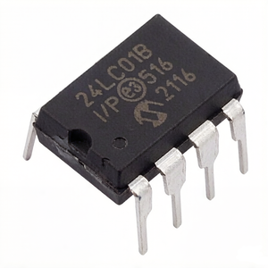 24LC01B-I/P PDIP-8 EEPROM 128x8-1.8V Circuit intégré de mémoire - Product Image 1