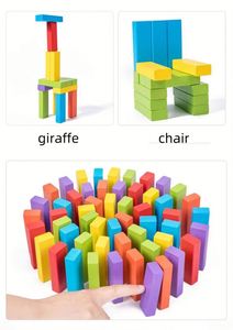 Tumble Tower Colorful Building Blocks Stacking Game for Kids & Family-Eco-friendly Customized Portable Promotional <b>Gift</b> - Product Image 5