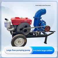 Pompe à flux mixte Hw 150HW-8, irrigation agricole, aquaculture en eau de mer, roue à aubes de grand diamètre, pompe à eau à pression de 2 MPa