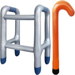 Bastón Inflable Plegable, Material de PVC Impermeable, Portátil y Ligero, Decoración para Piscina, Lago, Río, Playa - Product Image 1