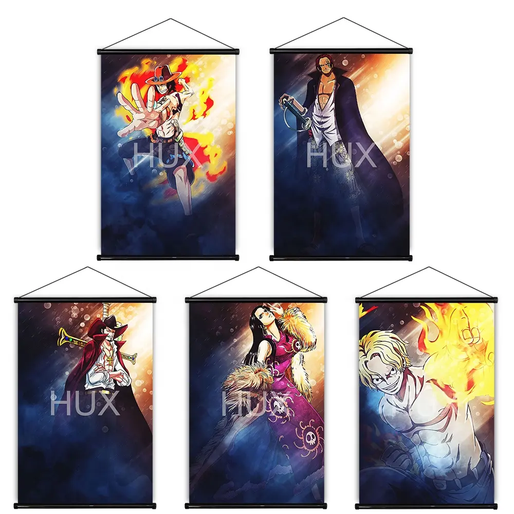 Japan Anime One Pieced A Collection Of Characters Wall Art Modern Mural Decoration Cuadros Decorativos Prints Canvas Painting