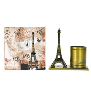 Portapenne in Metallo a Forma di Torre <span class=keywords><strong>Eiffel</strong></span>, Decorazioni per la Casa, Cancelleria per Studenti, Ornamenti per Ufficio, Vendita all'Ingrosso - Product Image 4