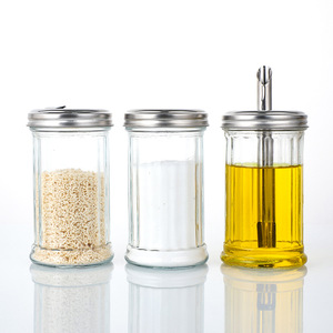 Household Glass Sugar Salt Spice <strong>Shaker</strong> 330ml Seasoning Jar Kitchen Oil <strong>Vinegar</strong> Bottle BBQ Condiment Storage Container Wholesale - Product Image 1