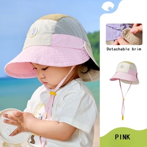 Chapeau de soleil bébé Lemonkid <span class=keywords><strong>anti</strong></span>-<span class=keywords><strong>UV</strong></span> en stock, chapeau bob respirant pour enfants avec grande visière en caoutchouc surélevée, <span class=keywords><strong>casquette</strong></span> de baseball à séchage rapide - Product Image 4