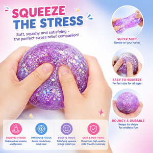 Hot-Selling Round Ball Maltose Squeeze Toy Stress Relief Slow <b>Rebound</b> Decompression Toy From Factory Wholesale - Product Image 3