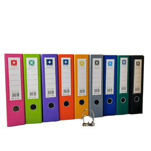 A4 Lever Arch File <b>Folder</b> PVC Coated <b>Ring</b> <b>Binder</b> Hard Paper Document Organizer Office School Use - Product Image 1