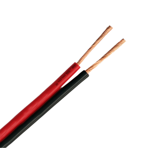 Cable Eléctrico Rojo y Negro PE 1 AWG CE para Extensión Inteligente, Cable de Alimentación de Par Paralelo Trenzado de Aluminio Revestido de Cobre de 2.5mm² para Calefacción - Product Image 1