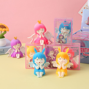Muñeco de Querubín de Dibujos Animados Adorable para Niños de 5 a 7 Años, Juguete Creativo de Descompresión para Presionar, de Rebote Lento, para Aliviar el Estrés y la Ansiedad - Product Image 4