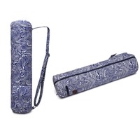Tas selempang matras Yoga kustom kanvas cetak pabrik tas bahu Yoga tas selempang matras Yoga