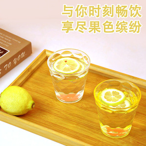 Vaso de Plástico con Diseño de Diamantes, Dorado Transparente, Grueso, Resistente a Caídas y Altas Temperaturas, para Agua, Jugos y Bares - Product Image 4