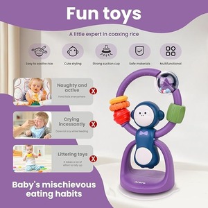 <span class=keywords><strong>Chaise</strong></span> <span class=keywords><strong>haute</strong></span> lumineuse <span class=keywords><strong>ventouse</strong></span> jouets développement infantile activité jouets avec musique lumière meilleurs jouets de rotation interactifs - Product Image 2