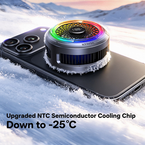 UGREEN LP1012 พัดลมระบายความร้อนโทรศัพท์แบบแม่เหล็ก 30W TEC Semiconductor พร้อมหน้าจอแสดงผล RGB สำหรับเล่นเกมและไลฟ์สด - Product Image 4