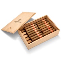 Boîte à cigares en bois rectangle de luxe avec logo personnalisé en gros