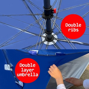 Promotional Activity 210 D 420D Oxford Sunshade <b>Umbrella</b> Parasol Waterproof Parasol Beach <b>Umbrella</b> - Product Image 2