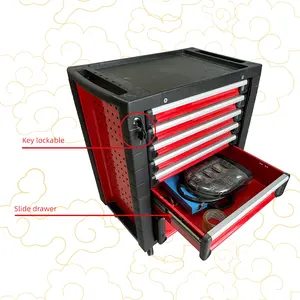 28" Tool Cabinets Trolley 7 Drawers Rolling Tools Cart Garage Workshop Mechanic Maintenance Tool Cabinet Cart