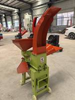 Nouvelle machine à hacher et à pétrir l'ensilage 1,5T/H, coupe-herbe multifonctionnel, déchiqueteuse, plaque en acier de 5 mm d'épaisseur, facile à utiliser