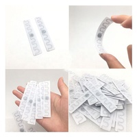 Tissu de vêtements lavable imperméable à longue portée lavage Nfc puce de blanchisserie étiquettes textiles UHF étiquette de blanchisserie RFID pour la gestion de la blanchisserie