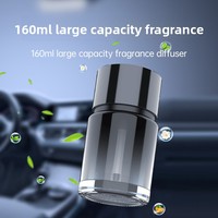 Diffuseur automatique de parfum pour voiture en verre de 160 ml pour l'intérieur du véhicule