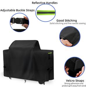 Housse de barbecue pour Traeger Woodridge, accessoires de <span class=keywords><strong>couverture</strong></span> de barbecue à granulés, housse de barbecue à granulés <span class=keywords><strong>imperméable</strong></span> Wood Ridge Elite - Product Image 3