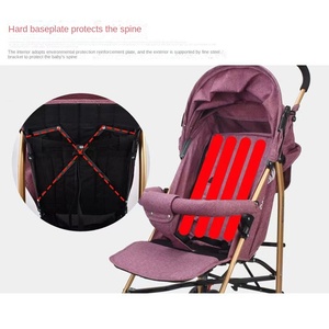 Nhà Máy Trực Tiếp Tốt Nhất Bán Siêu Trọng Lượng Nhẹ Xe Đẩy Em Bé Di Động Ô Giỏ Hàng Trọng Lượng Nhẹ - Product Image 5