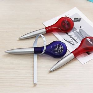 Cheap Price Plastic Ballpoint <b>Pen</b> with Tape 2 in 1 Plastic <b>Pen</b> for Promotional <b>Gift</b> - Product Image 6