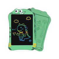 Tablette d'écriture LCD en plastique de 8,5 pouces personnalisée en gros, motif dinosaure et licorne, pour enfants, pour dessin, graffiti et écriture manuscrite