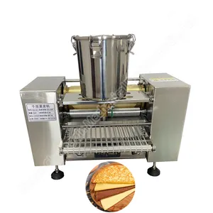 Lumpia Wrapper Making Machine Automatic Mini Mille Crepe Cake Machine Spring Roll Pastry Maker