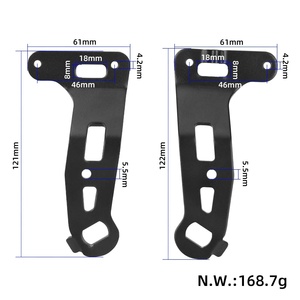 ชุดขายึดบังโคลนหลังสกู๊ตเตอร์ไฟฟ้า Kukirin G2 Master (ซ้าย-ขวา) โครงสร้างโลหะพลาสติกทนทาน กันน้ำ - Product Image 2